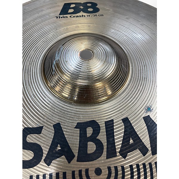 Used SABIAN 14in B8 Thin Crash Cymbal