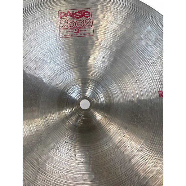 Used Paiste 16in 2002 Ride Cymbal