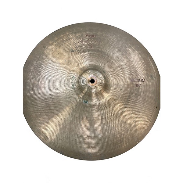 Used Paiste 18in 404 Medium Crash Cymbal