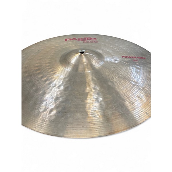 Used Paiste 20in 3000 Power Ride Cymbal