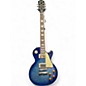 Used Epiphone les paul standard pro Blue Burst Solid Body Electric Guitar thumbnail