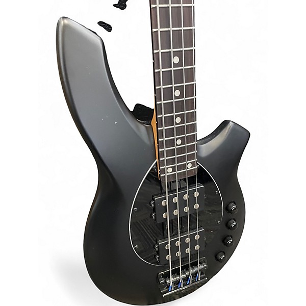 Used Sterling by Music Man Bongo flat black Electric Bass Guitar