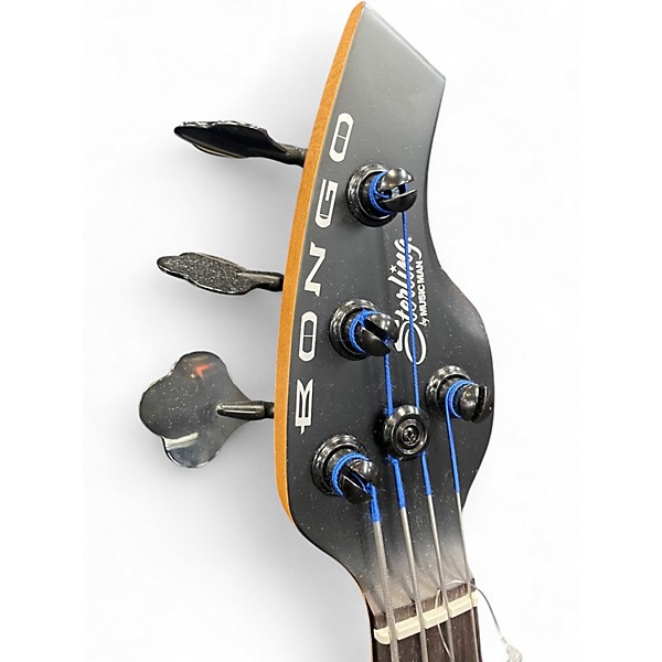 Used Sterling by Music Man Bongo flat black Electric Bass Guitar