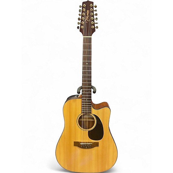 Used Takamine EG345C Natural Acoustic Electric Guitar