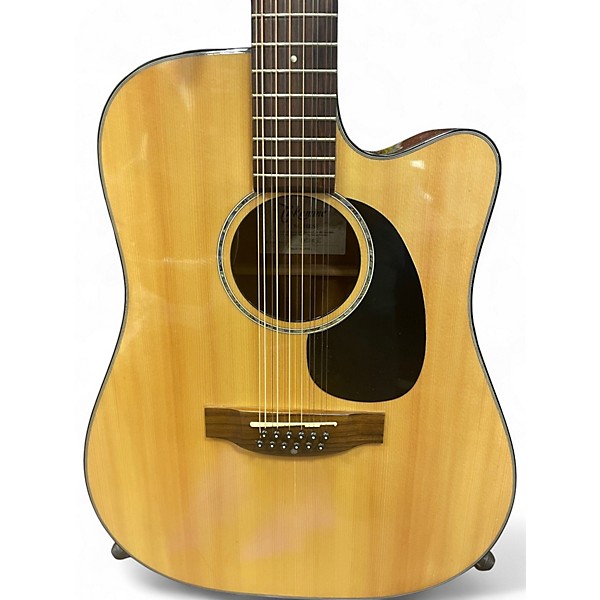Used Takamine EG345C Natural Acoustic Electric Guitar