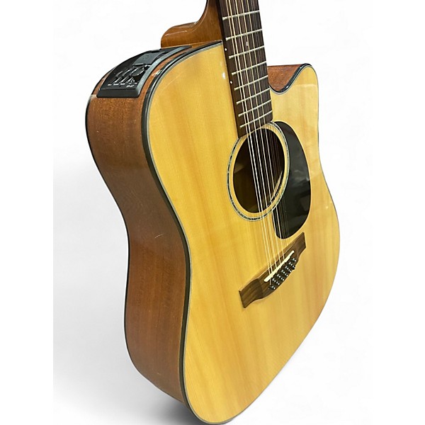 Used Takamine EG345C Natural Acoustic Electric Guitar