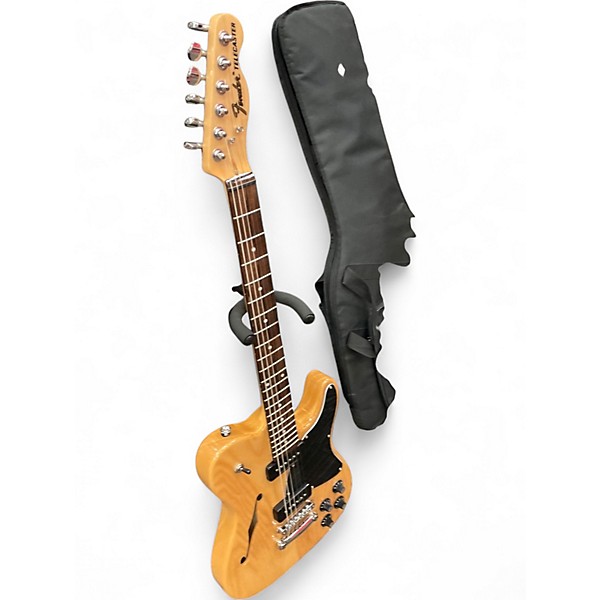 Used Fender JA90 Jim Adkins Thinline Telecaster Natural Hollow Body Electric Guitar