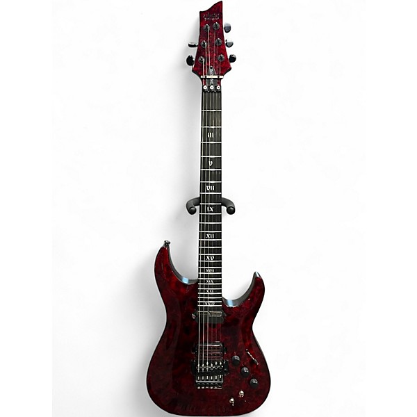 Used Schecter Guitar Research C1 Apocalypse RED REGIN Solid Body Electric Guitar