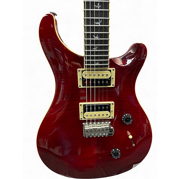Used PRS SE Custom 24 Cherry Solid Body Electric Guitar