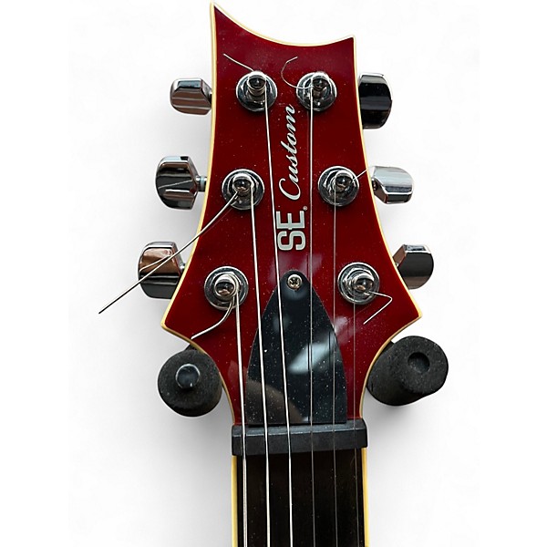 Used PRS SE Custom 24 Cherry Solid Body Electric Guitar