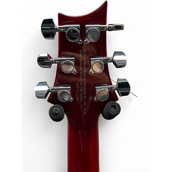 Used PRS SE Custom 24 Cherry Solid Body Electric Guitar