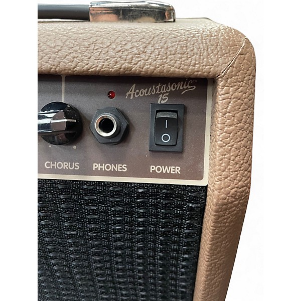 Used Fender Acoustasonic 15 Acoustic Guitar Combo Amp