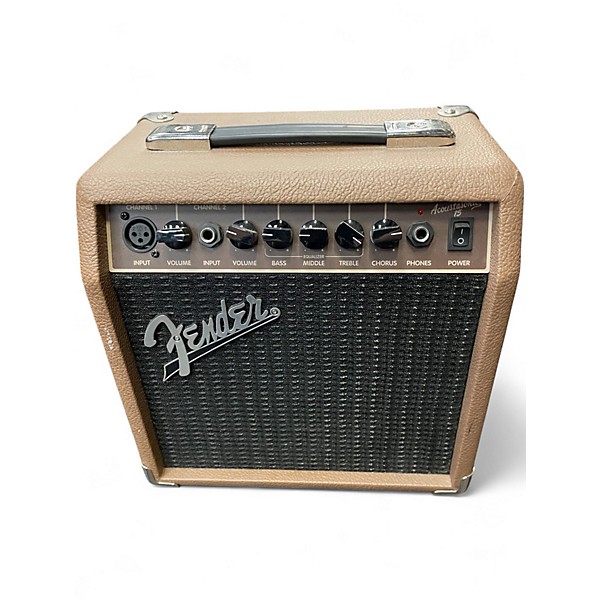 Used Fender Acoustasonic 15 Acoustic Guitar Combo Amp