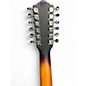 Used Guild f2512ce deluxe sunburst 12 String Acoustic Electric Guitar