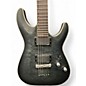 Used Schecter Guitar Research C1 Platinum Trans Black Solid Body Electric Guitar