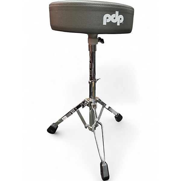 Used PDP by DW Gravity Series 710R 12" Round Top Lightweight Throne - Gray Drum Throne
