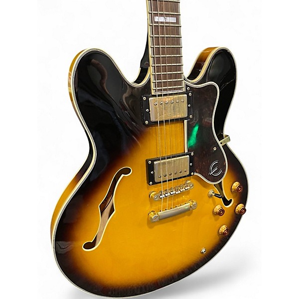 Used 2011 Epiphone Sheraton II 2 Color Sunburst Hollow Body Electric Guitar
