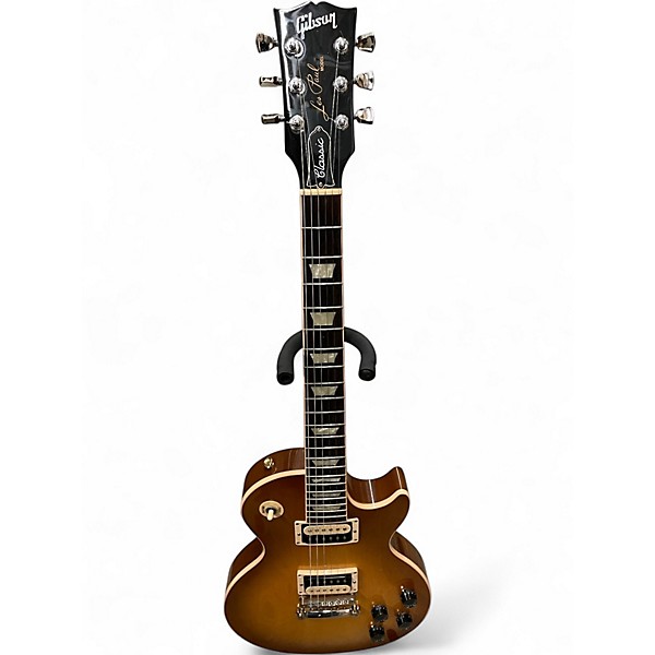 Used Gibson Les Paul Classic Honey Burst Solid Body Electric Guitar