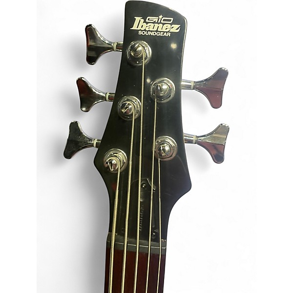 Used Ibanez GSR105EX 5 String Black Electric Bass Guitar