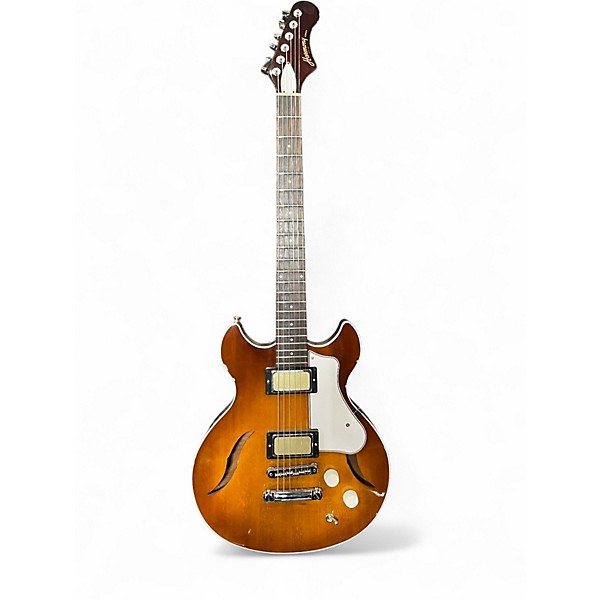 Used Harmony COMET Sunburst Hollow Body Electric Guitar