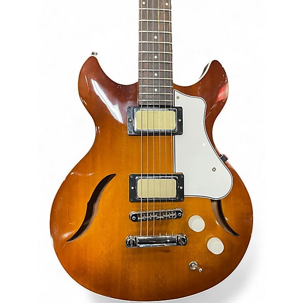 Used Harmony COMET Sunburst Hollow Body Electric Guitar