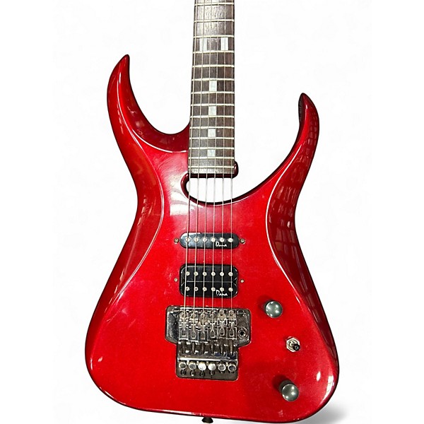 Used Alvarez Dana Scoop Candy Apple Red Solid Body Electric Guitar