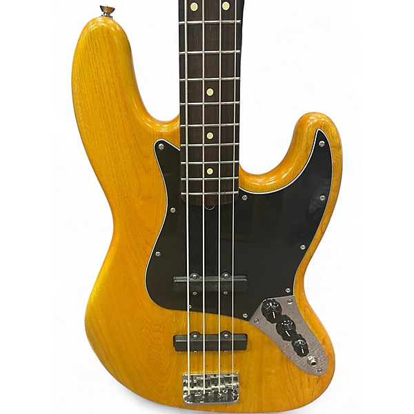 Used 2012 Fender Select Jazz Bass Natural Electric Bass Guitar