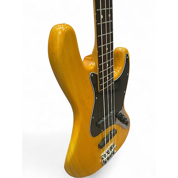 Used 2012 Fender Select Jazz Bass Natural Electric Bass Guitar