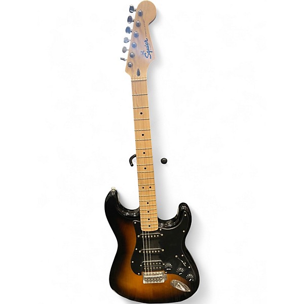 Used Squier Standard Stratocaster 2 Color Sunburst Solid Body Electric Guitar