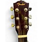 Used Fender FA135CE Concert Natural Acoustic Electric Guitar