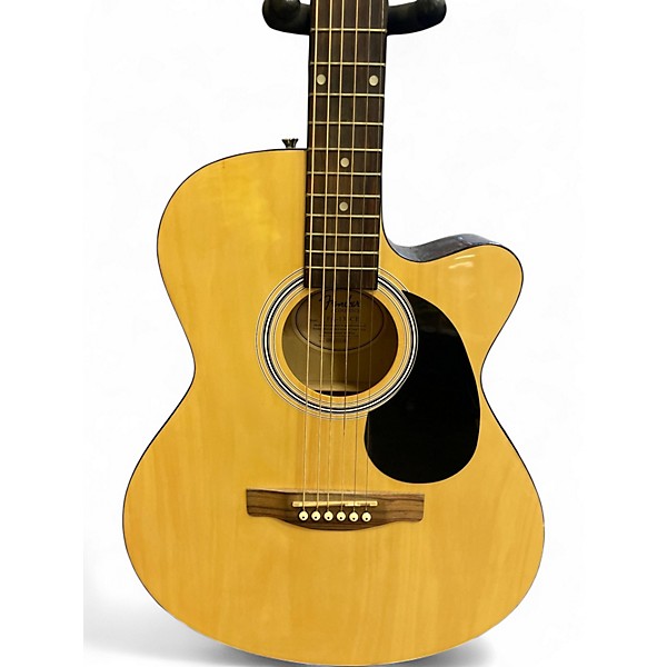 Used Fender FA135CE Concert Natural Acoustic Electric Guitar