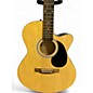 Used Fender FA135CE Concert Natural Acoustic Electric Guitar