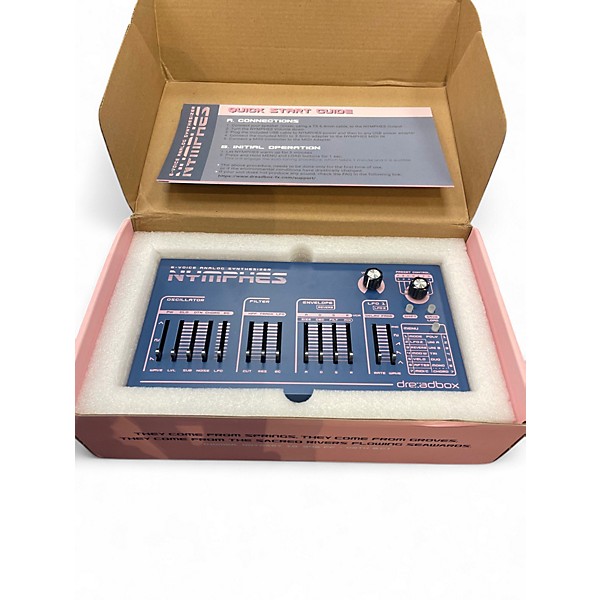 Used Dreadbox nymphes analog synth Audio Interface