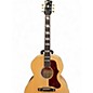 Used 2015 Gibson J185 Custom Quilt Natural Acoustic Guitar thumbnail