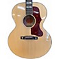 Used 2015 Gibson J185 Custom Quilt Natural Acoustic Guitar