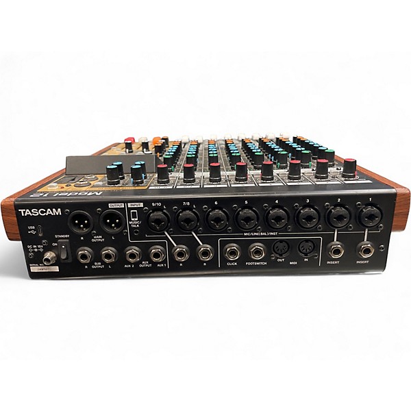 Used TASCAM MODEL 12 Powered Mixer