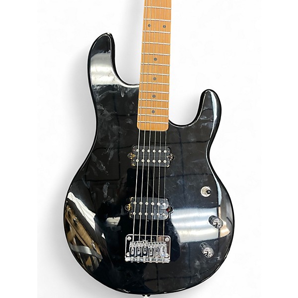 Used Firefly JSN Double Cut Black Solid Body Electric Guitar
