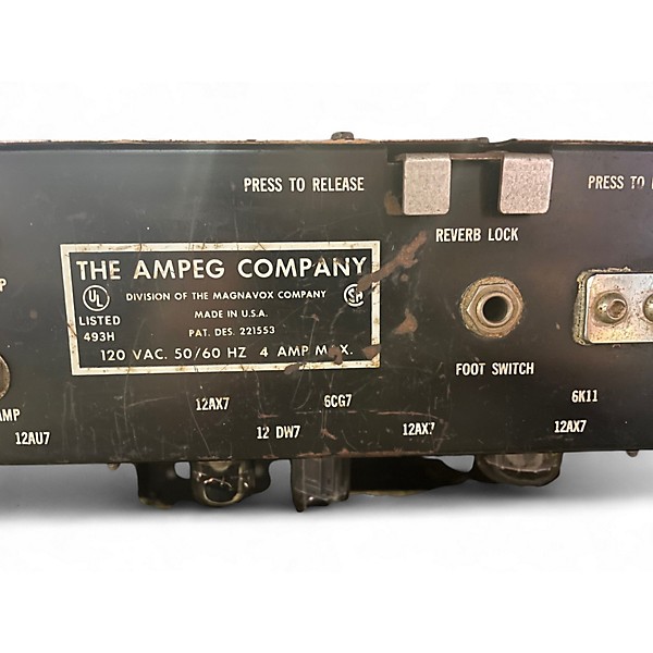 Vintage 1970s Ampeg V4 100W Classic Tube Bass Amp Head