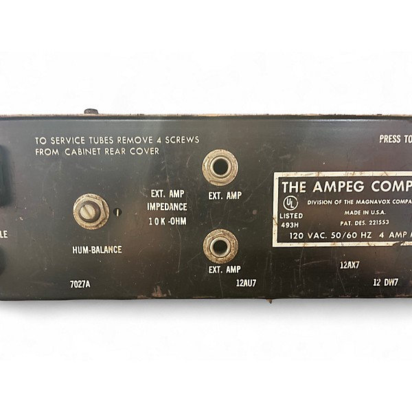 Vintage 1970s Ampeg V4 100W Classic Tube Bass Amp Head
