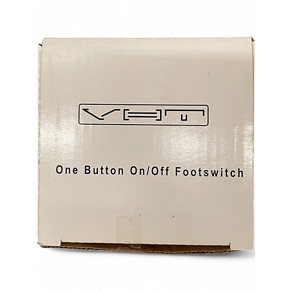 Used VHT ONE BUTTON ON/OFF FOOTSWITCH Footswitch