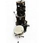 Used Pearl 5 Piece Vision Black Drum Kit thumbnail