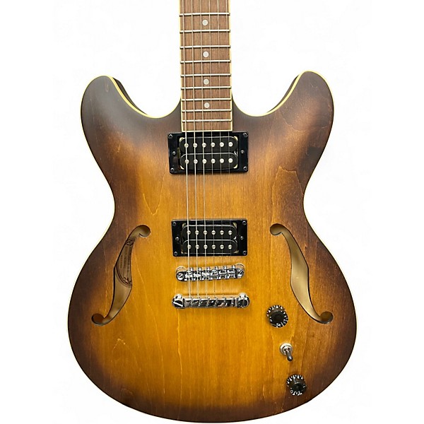 Used Ibanez AS53 Tobacco Burst Hollow Body Electric Guitar