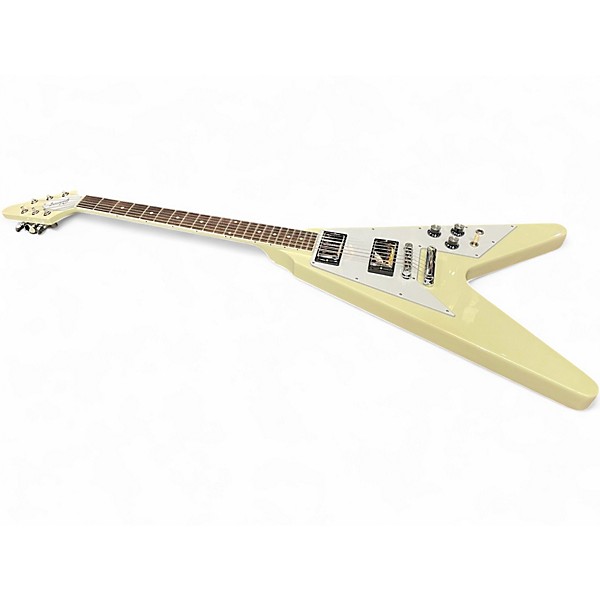Used 2024 Gibson 70's Flying V Classic White Solid Body Electric Guitar