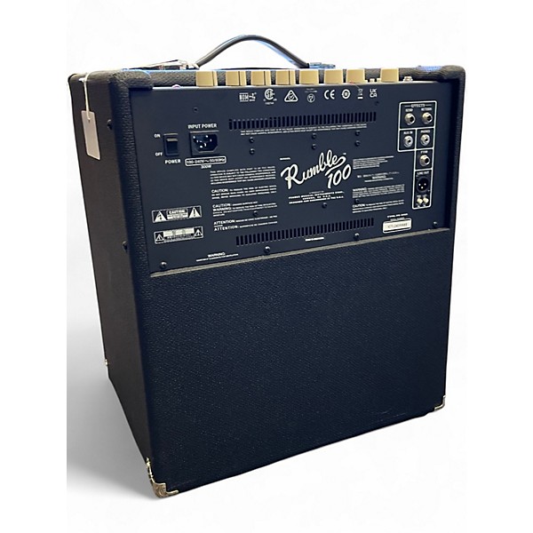 Used Fender Rumble 100 1x15 100W Bass Combo Amp