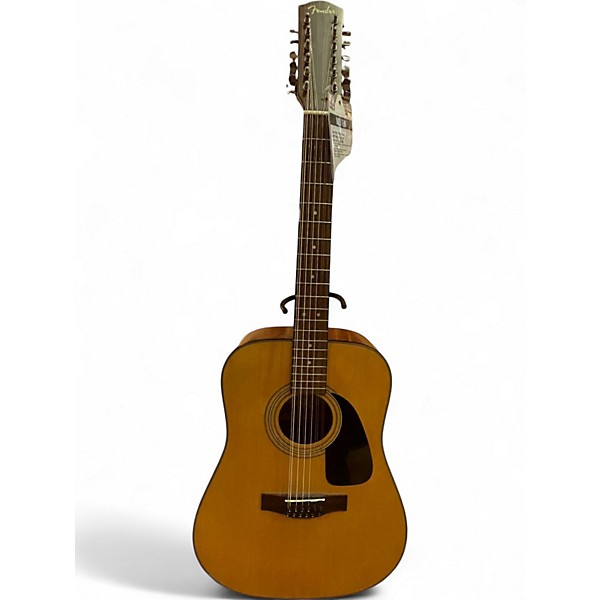 Used Fender DG1012 Natural 12 String Acoustic Guitar