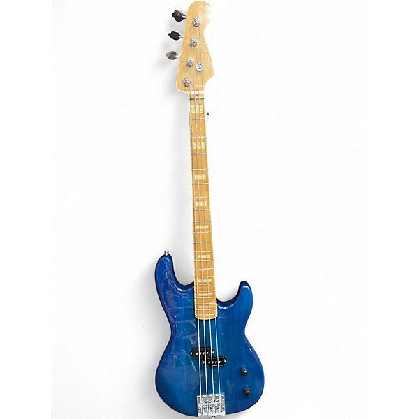 Used Miscellaneous DOUBLECUT 4 STRING Blue Electric Bass Guitar