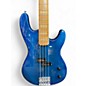 Used Miscellaneous DOUBLECUT 4 STRING Blue Electric Bass Guitar