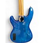 Used Miscellaneous DOUBLECUT 4 STRING Blue Electric Bass Guitar