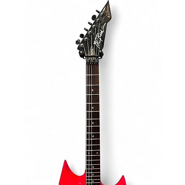 Vintage 1988 B.C. Rich NJ Series Warlock HOT PINK Solid Body Electric Guitar
