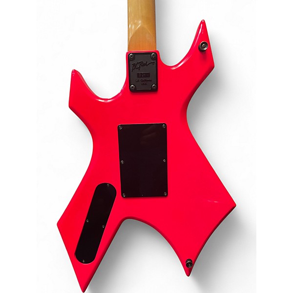 Vintage 1988 B.C. Rich NJ Series Warlock HOT PINK Solid Body Electric Guitar